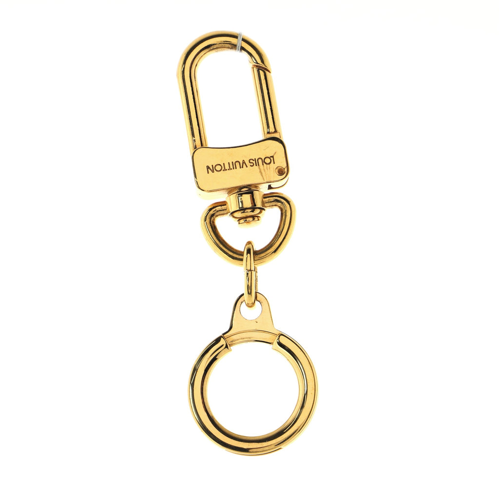 LOUIS VUITTON Metal Pochette Extender Key Ring Chain Gold 79913