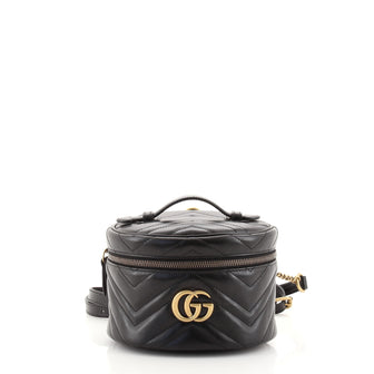 Gucci GG Marmont Vanity Backpack Matelasse Leather Mini