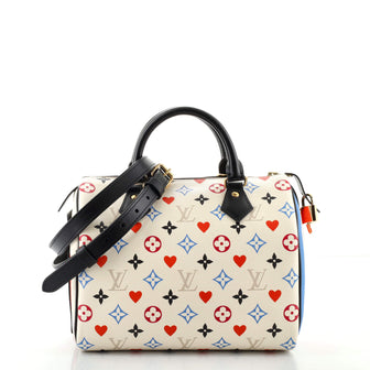 Louis Vuitton Speedy Bandouliere Bag Limited Edition Game On Multicolor Monogram 25