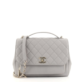 Chanel Business Affinity Flap Bag Quilted Caviar Large