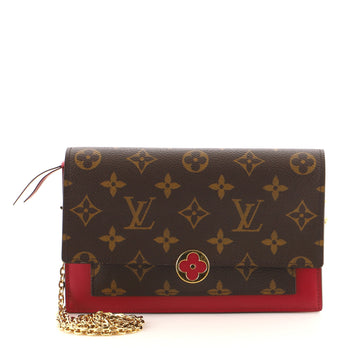 Louis Vuitton Flore Chain Wallet Monogram Canvas