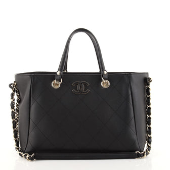 Chanel Neo Soft Shopping Tote Quilted Bullskin Small