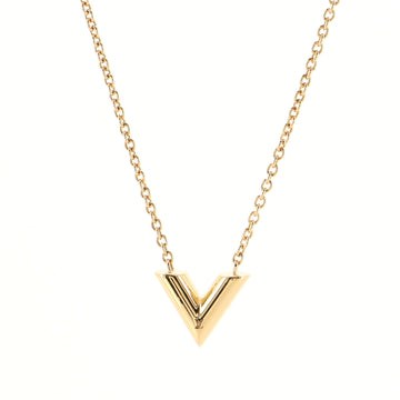 Louis Vuitton Essential V Necklace Metal