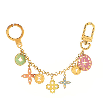 Louis Vuitton Porto Cles Looping Bag Charm and Key Holder Metal and Enamel