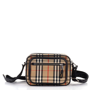 Burberry Paddy Crossbody Bag Vintage Check Canvas Small