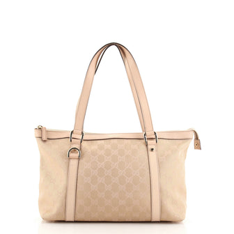 Gucci Abbey Zip Tote GG Canvas Medium
