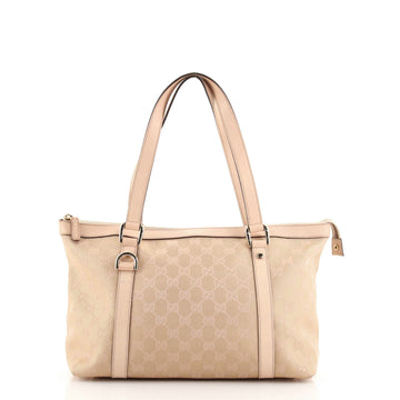 Gucci Abbey Zip Tote GG Canvas Medium