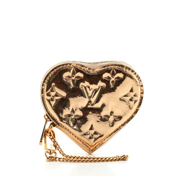 Louis Vuitton Heart Coin Purse Monogram Miroir PVC