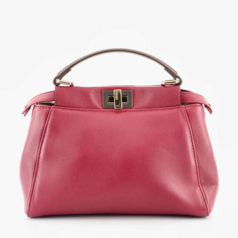 Fendi Peekaboo Bag Leather Mini