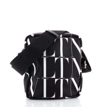 Valentino VLTN Logo Camera Bag Printed Nylon