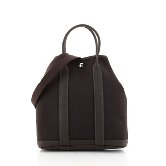 Hermes Garden File Tote Toile and Leather 28