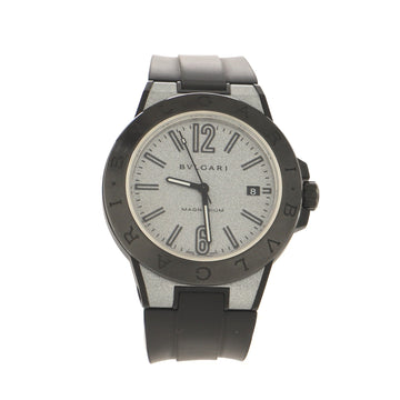 Bvlgari Diagono Magnesium Automatic Watch Ceramic and Rubber 41