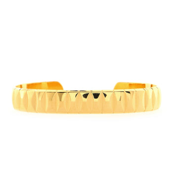 Boucheron Cuff Bracelet 18K Yellow Gold Medium
