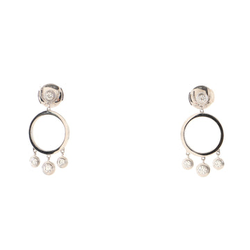 Cartier Diamants Legers Earrings 18K White Gold with Diamonds