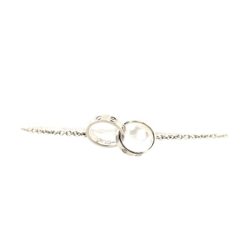Cartier Love Interlocking Bracelet 18K White Gold