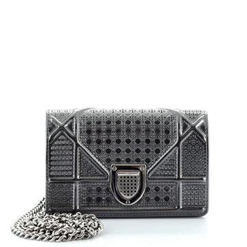 Christian Dior Diorama Flap Bag Cannage Embossed Calfskin Baby