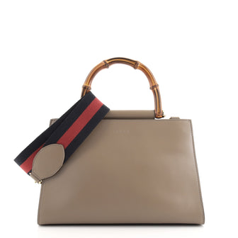 Gucci Nymphaea Top Handle Bag Leather Small