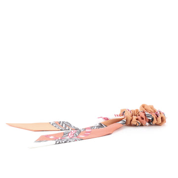Hermes Bella Scrunchie Printed Silk