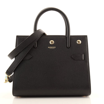 Burberry Title Two Handle Tote Leather Baby