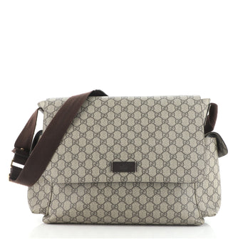 Gucci Diaper Bag GG Coated Canvas