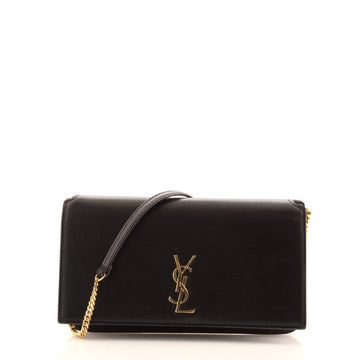Saint Laurent Classic Monogram Phone Holder Shoulder Bag Leather