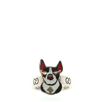Gucci Bosco Ring Sterling Silver and Enamel