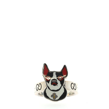 Gucci Bosco Ring Sterling Silver and Enamel