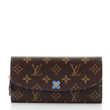 Louis Vuitton Emilie Wallet Limited Edition Blooming Flowers Monogram Canvas