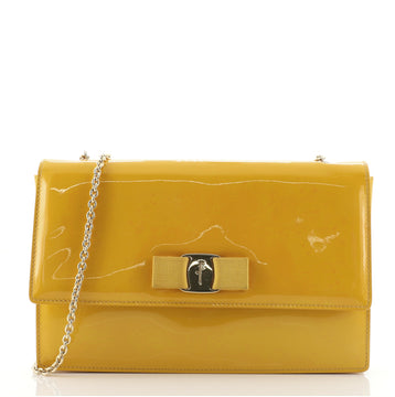 Salvatore Ferragamo Ginny Crossbody Bag Patent Medium