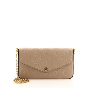 Louis Vuitton Felicie Pochette Monogram Empreinte Leather