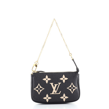 Louis Vuitton Pochette Accessoires Bicolor Monogram Empreinte Giant Mini