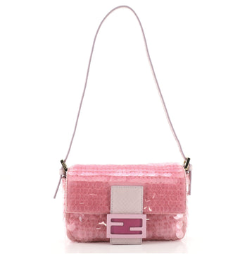 Fendi Baguette 1997 Sequin Embellished Satin Small