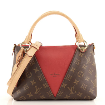 Louis Vuitton V Tote Monogram Canvas and Leather BB
