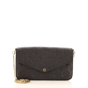 Louis Vuitton Felicie Pochette Monogram Empreinte Leather
