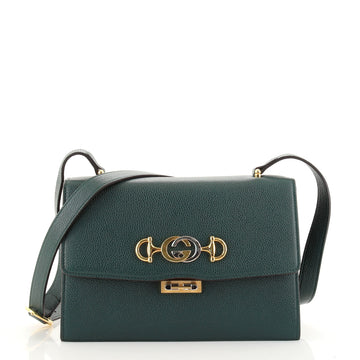 Gucci Zumi Flap Shoulder Bag Leather Small