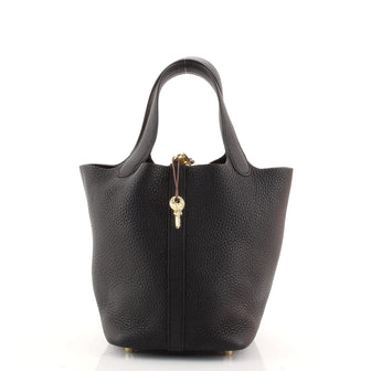 Hermes Picotin Lock Bag Clemence PM
