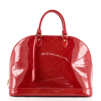 Louis Vuitton Alma Handbag Monogram Vernis GM