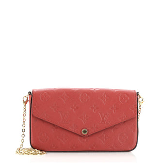 Louis Vuitton Felicie Pochette Monogram Empreinte Leather