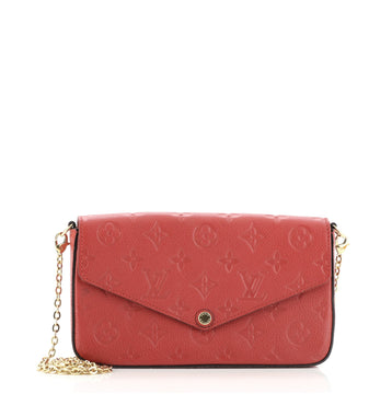 Louis Vuitton Felicie Pochette Monogram Empreinte Leather