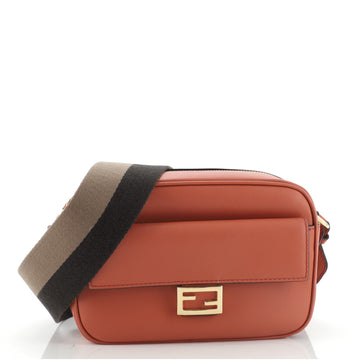 Fendi Baguette Camera Crossbody Bag Leather