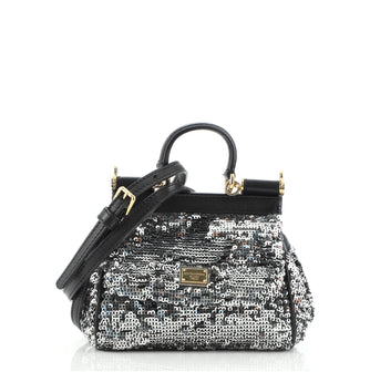 Dolce & Gabbana Miss Sicily Bag Sequins Small