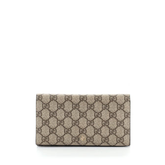Gucci Continental Wallet GG Coated Canvas