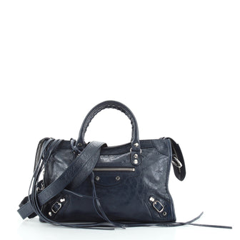 Balenciaga City Classic Studs Bag Leather Small