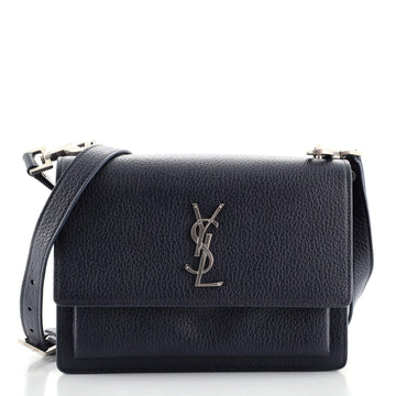 Saint Laurent Sunset Satchel Leather Medium