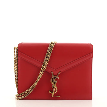Saint Laurent Cassandra Chain Shoulder Bag Leather Small