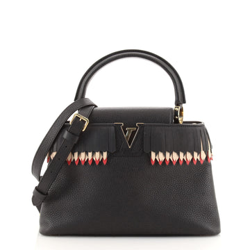 Louis Vuitton Capucines Bag Leather with Fringe Detail PM