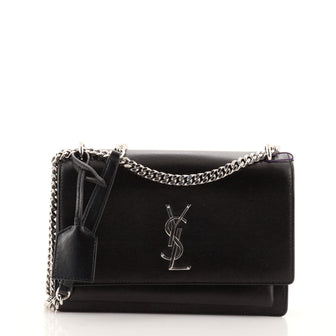 Saint Laurent Sunset Crossbody Bag Leather Medium