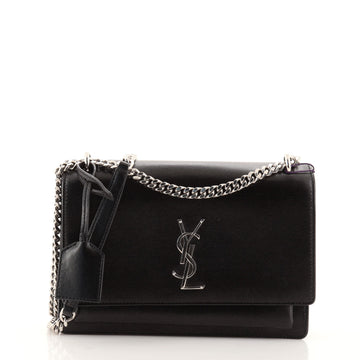 Saint Laurent Sunset Crossbody Bag Leather Medium