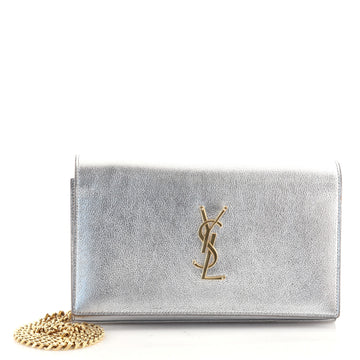 Saint Laurent Classic Monogram Wallet on Chain Leather