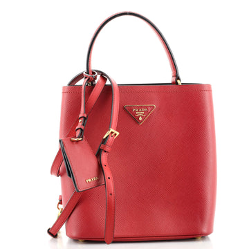 Prada Panier Bucket Bag Saffiano Leather Medium